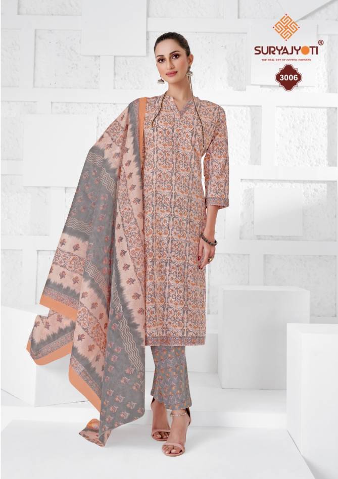 Suryajyoti Preyasi 3 Regular Wear Wholesale Cotton Dress Material
